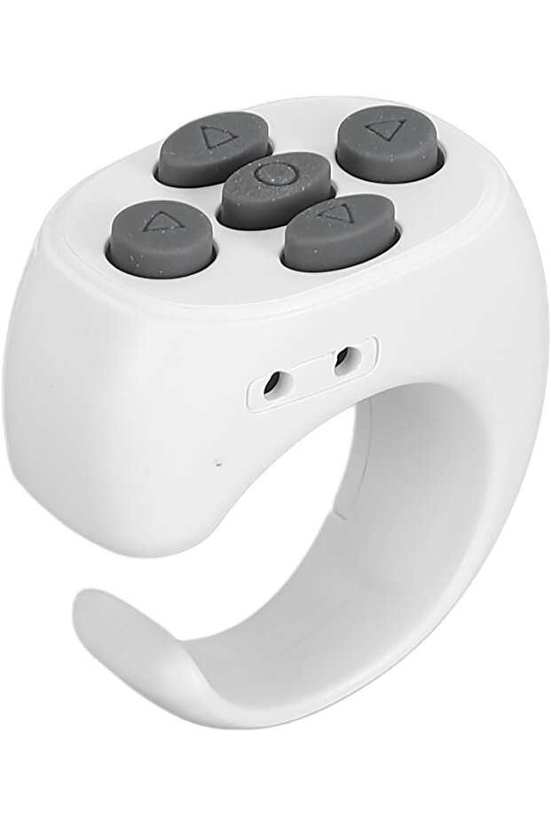 Remote Control Scrolling Camera & Video Shutter for Phone - Wireless Page Turner, White