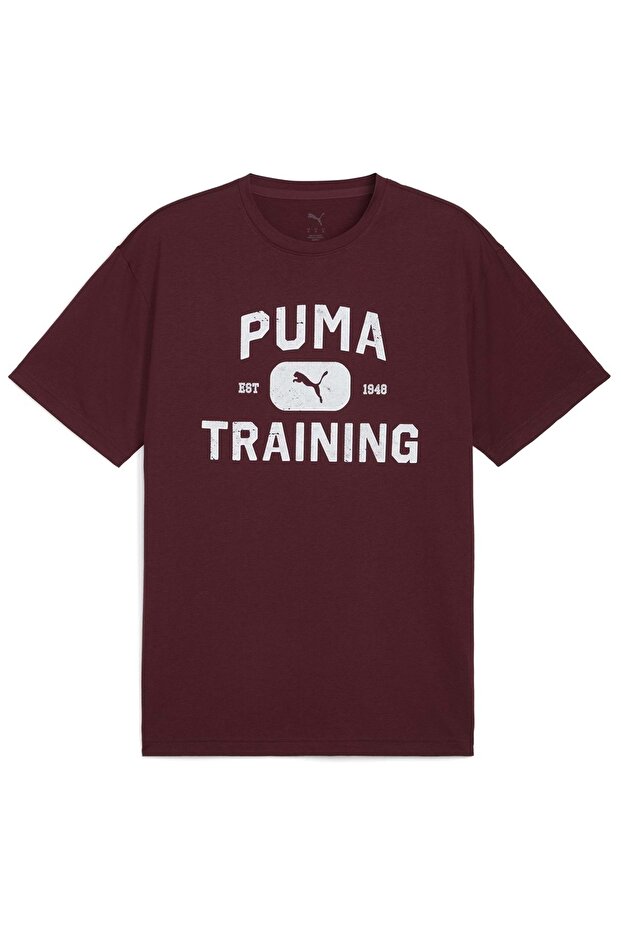 526568 m Graphics Train Logo Rlxd Tee T-Shirt Men's T-Shirt Bordo