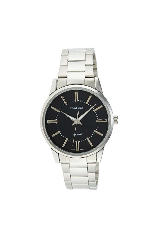 Men's Enticer Quartz Analog Watch MTP-1303D-1AVDF - 40 mm - Silver