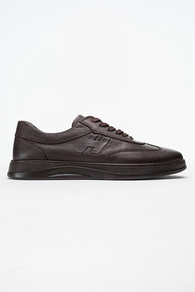 Genuine Leather, Stitched to the Sole, Inner and Outer Leather Men's Shoes