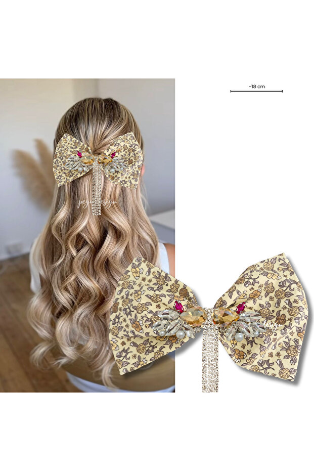 Flower Patterned Multi-Color Stone Automatic Special Design Buckle