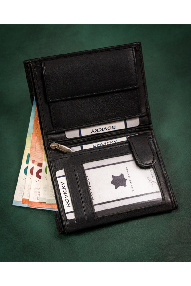 Men's leather wallet without external clasp - Always Wild - 12