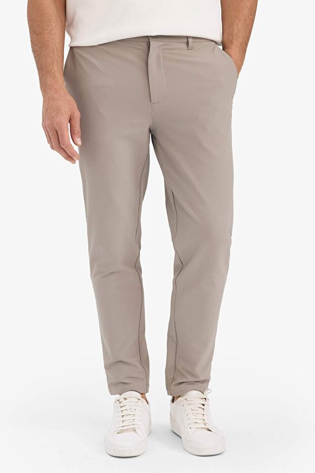 Jogger Fit Kısa Paça Pantolon F1673AX25WN - 5