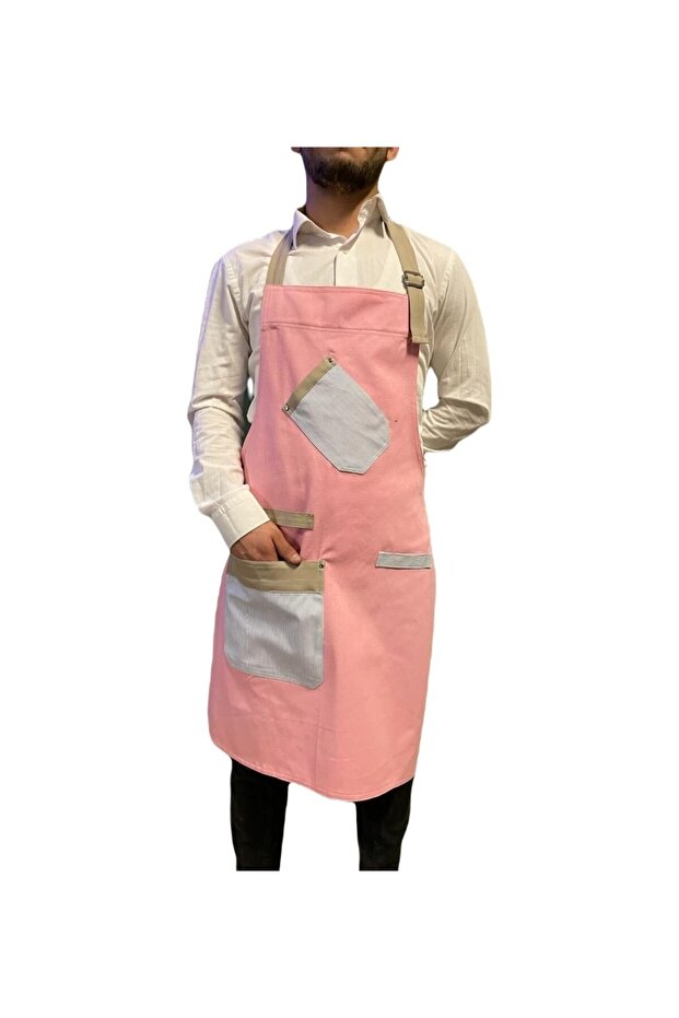 مريلة مطبخ وردية