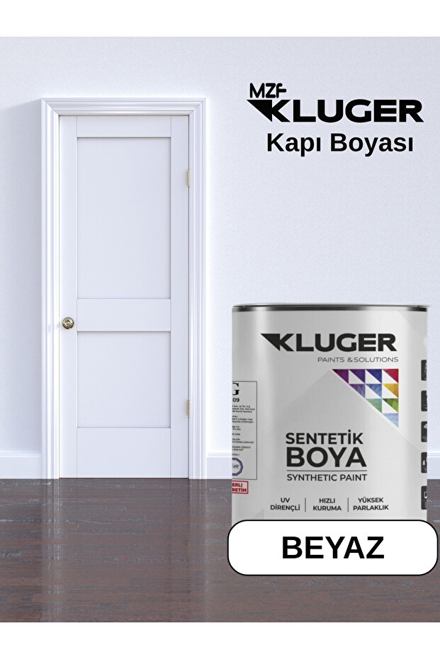 KLUGER PANEL KAPI BOYASI - YÜKSEK KAPATICILIK - KURŞUN İÇERMEZ - 18 SAATTE TAM KURUMA - 1