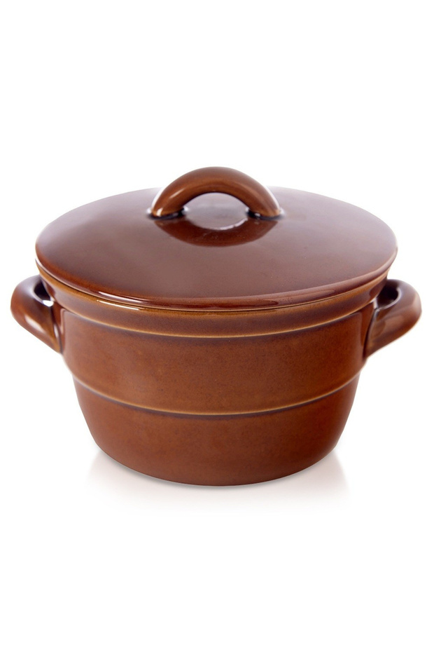 Ceramic pickling container with lid 650 ml - 1