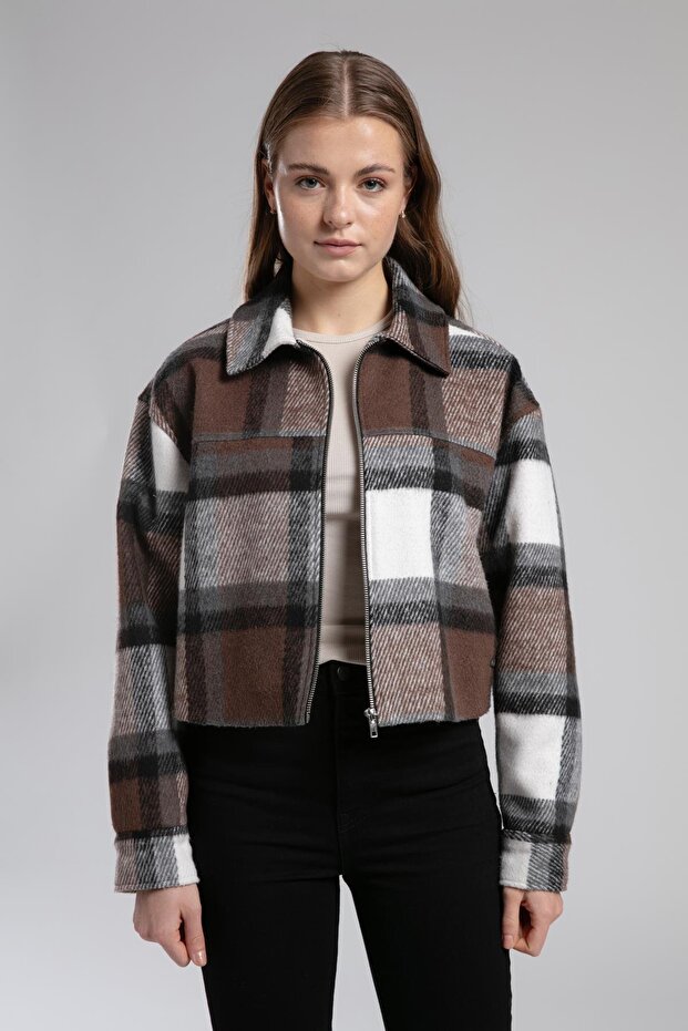 Brıelle Kadın Dokuma Ceket - 2