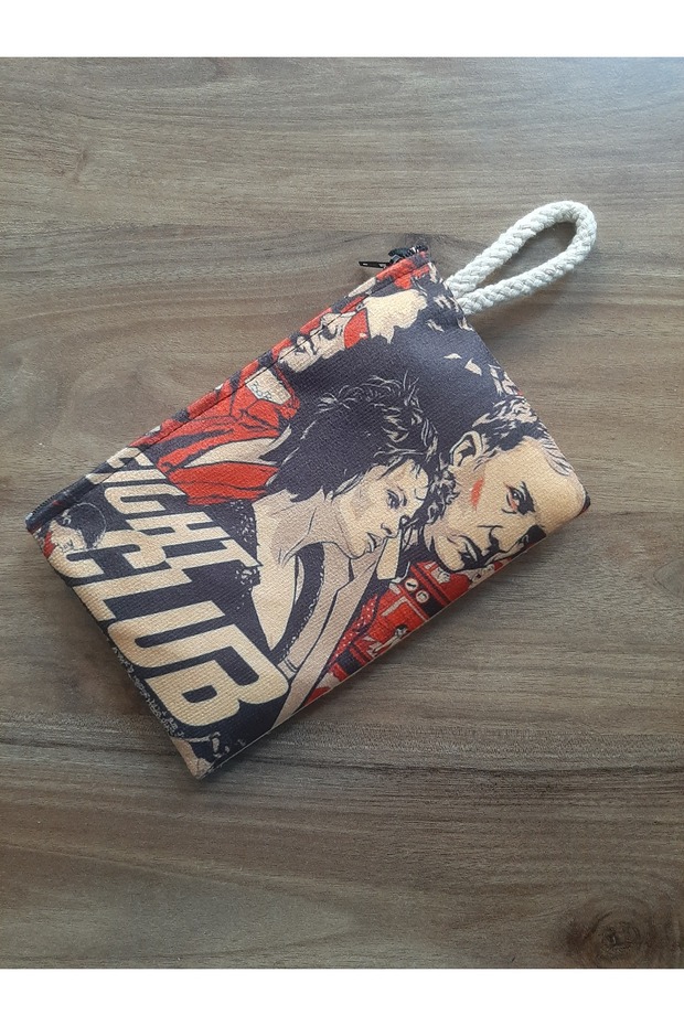 Owl Bag Fight Club Patterned Design Wallet Pen Holder Bag Organizer