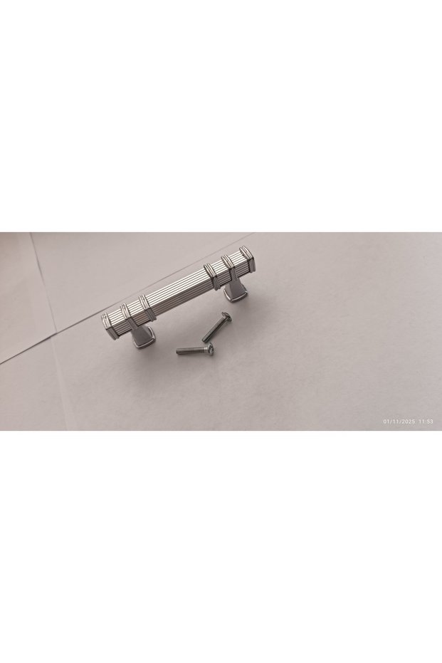 Yörük 1 Ad. 64 mm (6.4 cm) Chrome Modern Luxury Furniture Cabinet Drawer Handles 64 mm