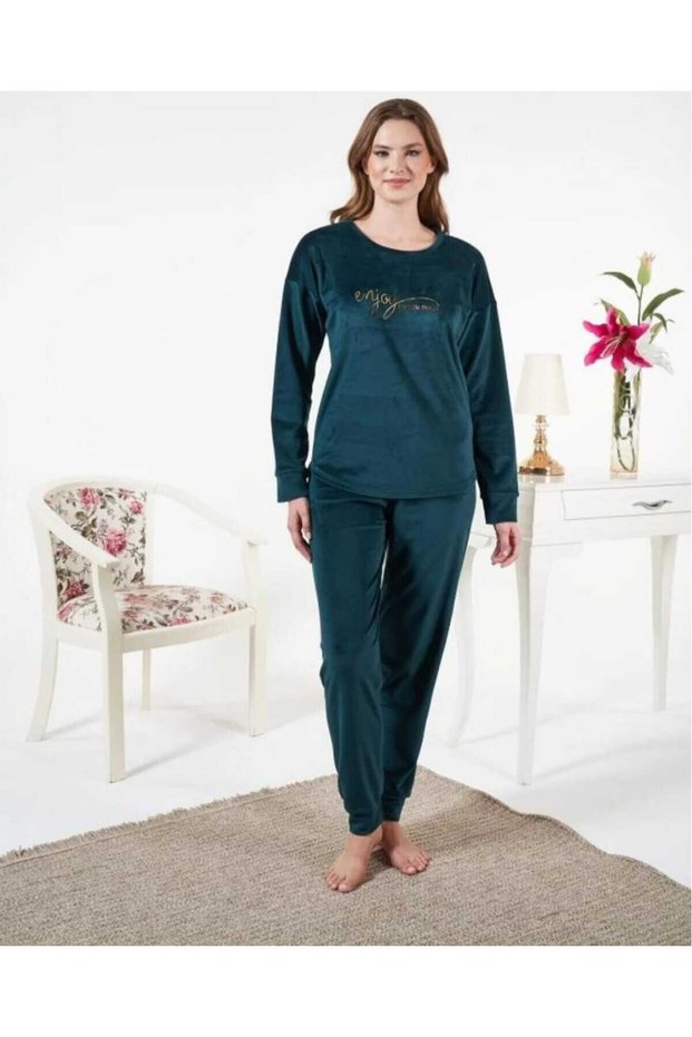 Soft Stretchy Velvet Tracksuit Set