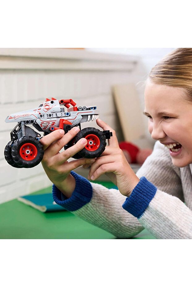 Technic Monster Jam ThunderROARus Pull-Back Truck Toy - Vehicle Building Set (42200) - 5