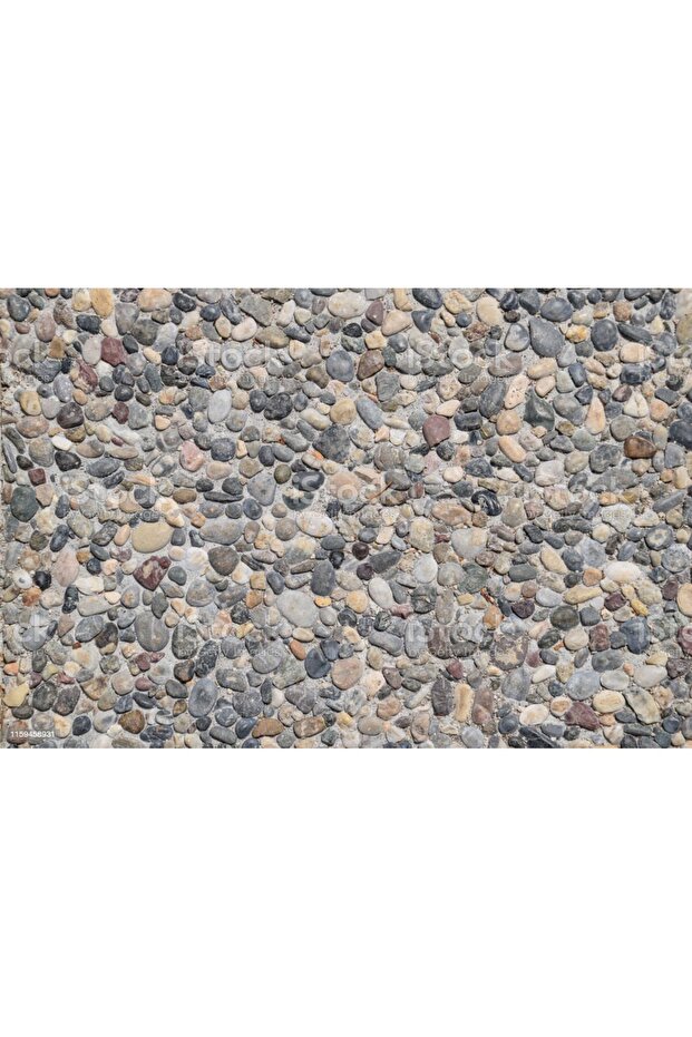 River World 3 Meter Patterned Pebble Stone Coating Paper - 1