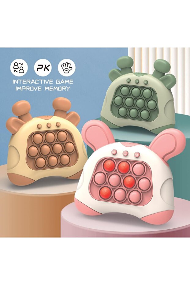 SGT-Pop Push It Game Controller - Light-Up Pop Bubble Fidget Toy - 5