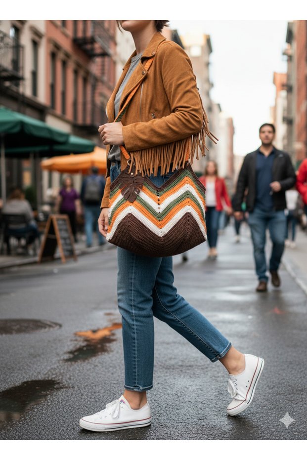 Handmade Woven Straw/Raffia Women's Beach and Casual Bag - Bohemian Shoulder Bag