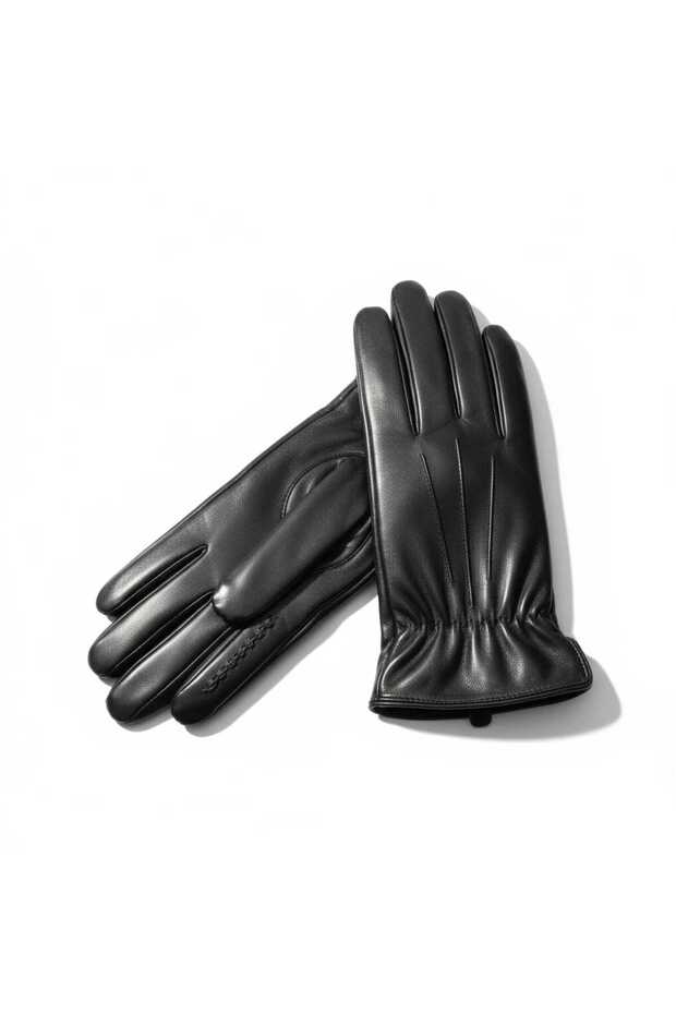 Kadın Suni Deri Eldiven - 2