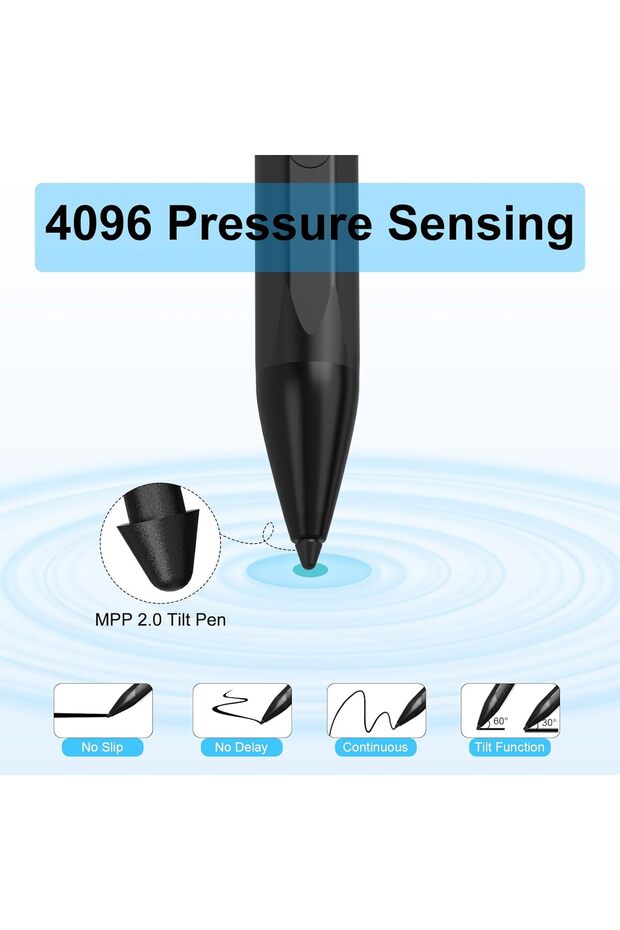 قلم ستايلس لجهاز مايكروسوفت سيرفس (أسود) - 3