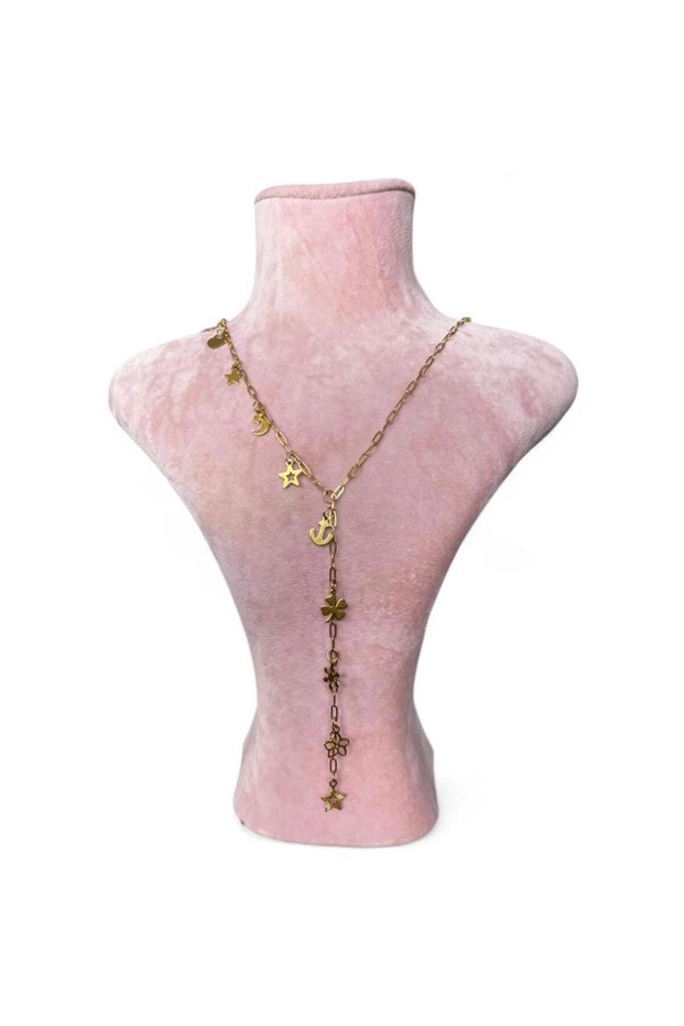 Stainless Steel Trend Exquisite Stylish Design Women Charm Necklace