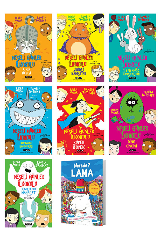 Neşeli Günler İlkokulu Serisi 7 Kitap (Lama Nerede Hediyeli)