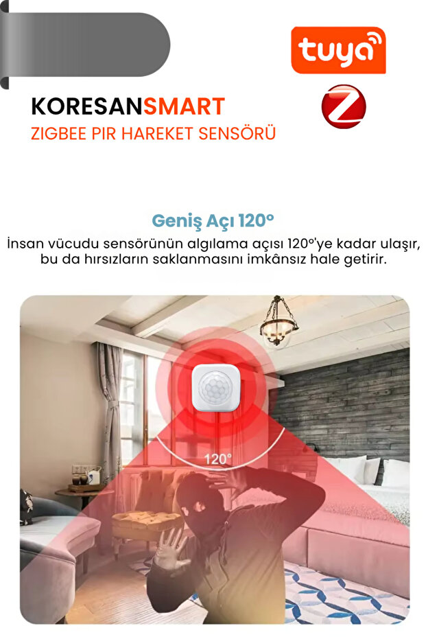 Tuya Zigbee Pır Hareket Sensörü - 3