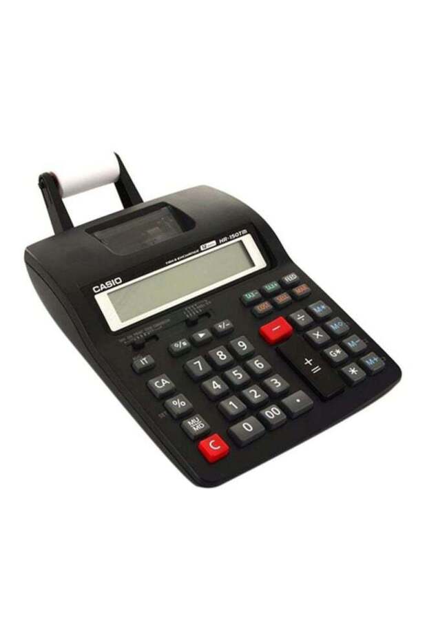 12-Digit Printing Calculator - Black/Grey
