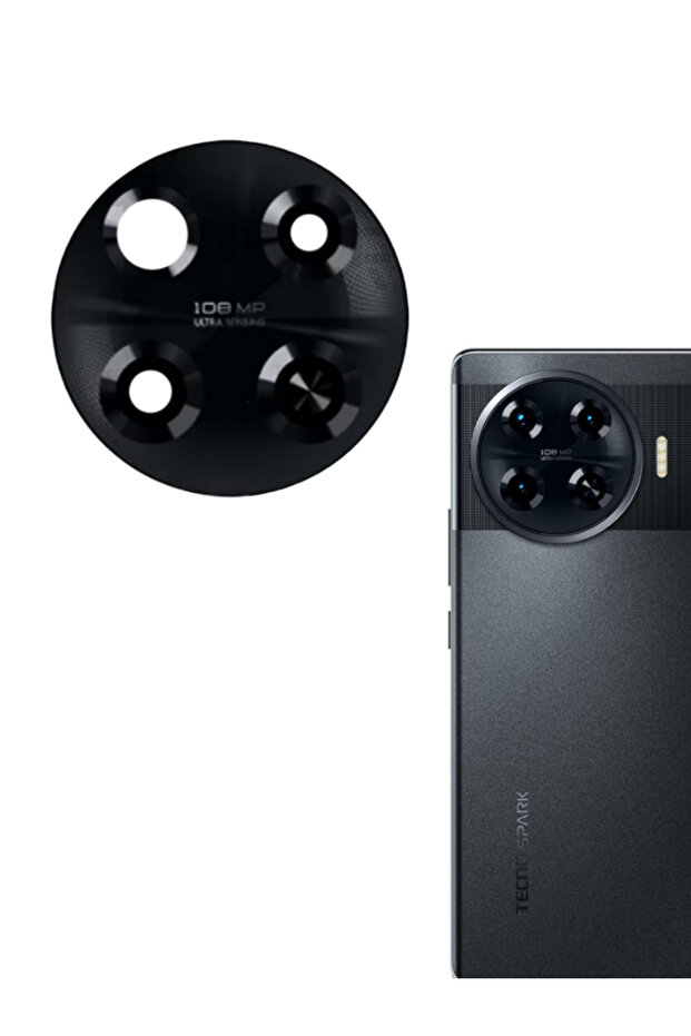 Tecno Spark 20 Pro+ Plus Rear Camera Glass Lens Adhesive Outer Glass Kj7 Compatible