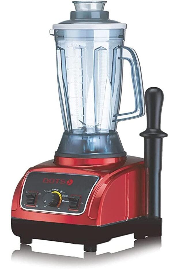 Dots Blender and Food Processor – 3 Liters – 1400 Watts – Red