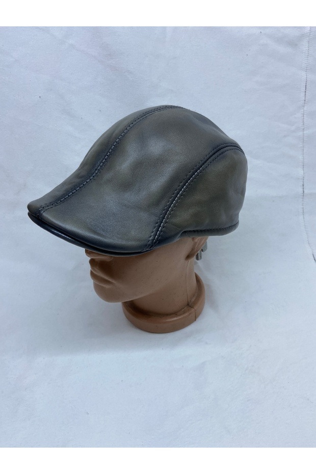 DERİ KASKET ŞAPKA - 1