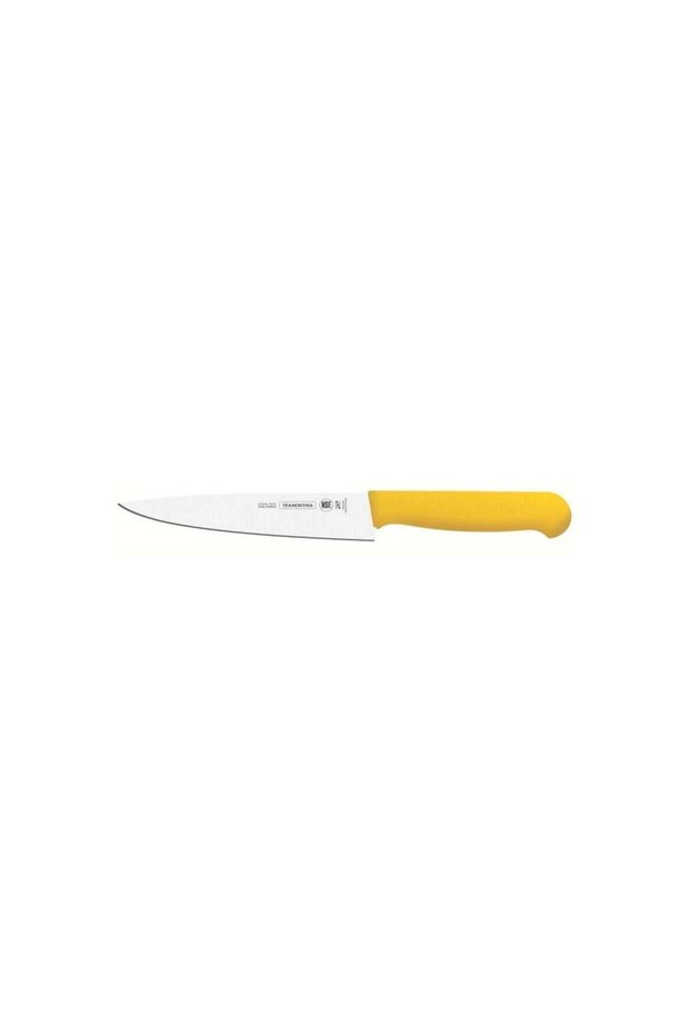 Tramontina Professional 6 Inches Meat Knife with Stainless Steel Blade and Yellow Polypropylene Handle with Antimicrobial Protection