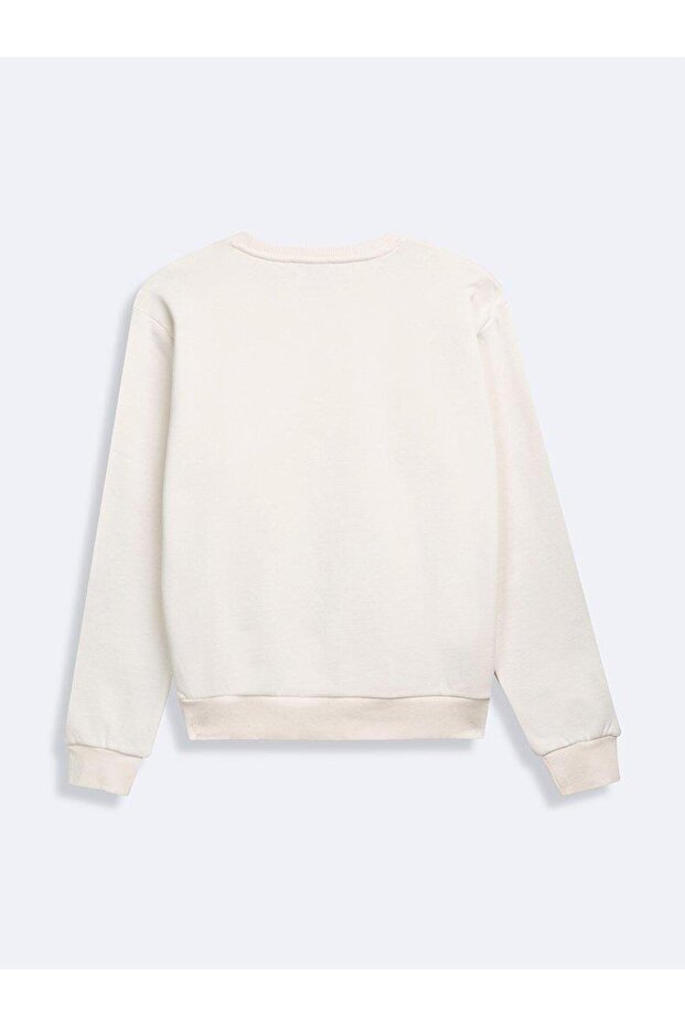 Panece Logolu Bisiklet Yaka sweatshirt - 2