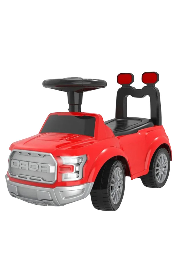 - Kids Ride On Push Car With Steering Wheel - Red