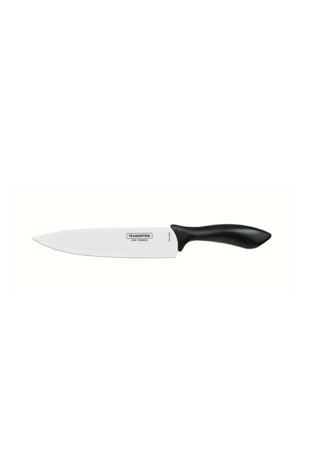 Tramontina Affilata 8 Inches Chef Knife with Stainless Steel Blade and Black Polypropylene Handle