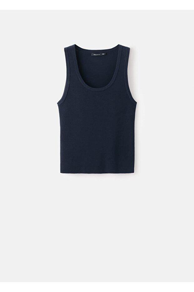 Yün karışımlı triko bluz - 3