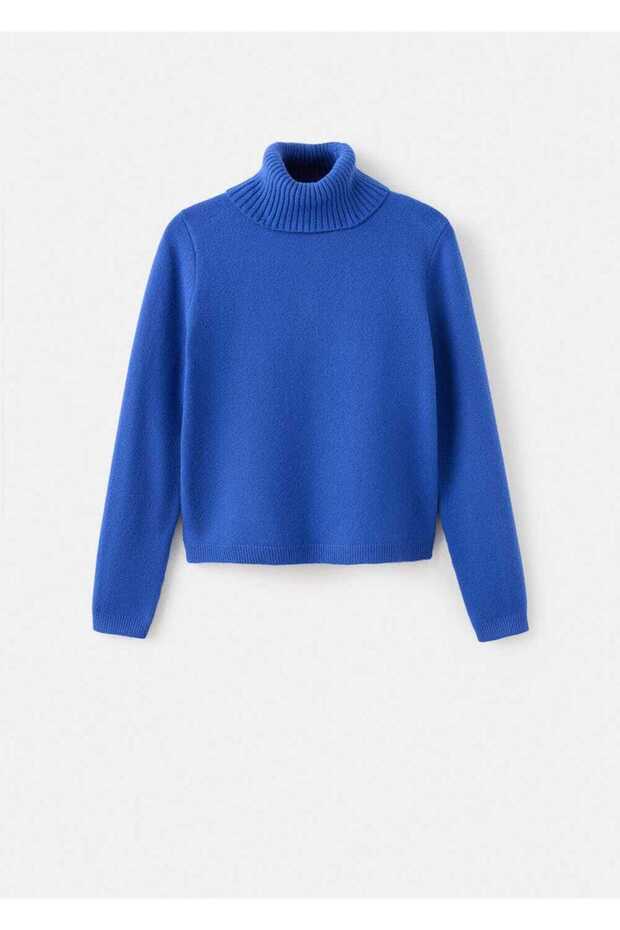 Balıkçı yaka triko kazak - 3