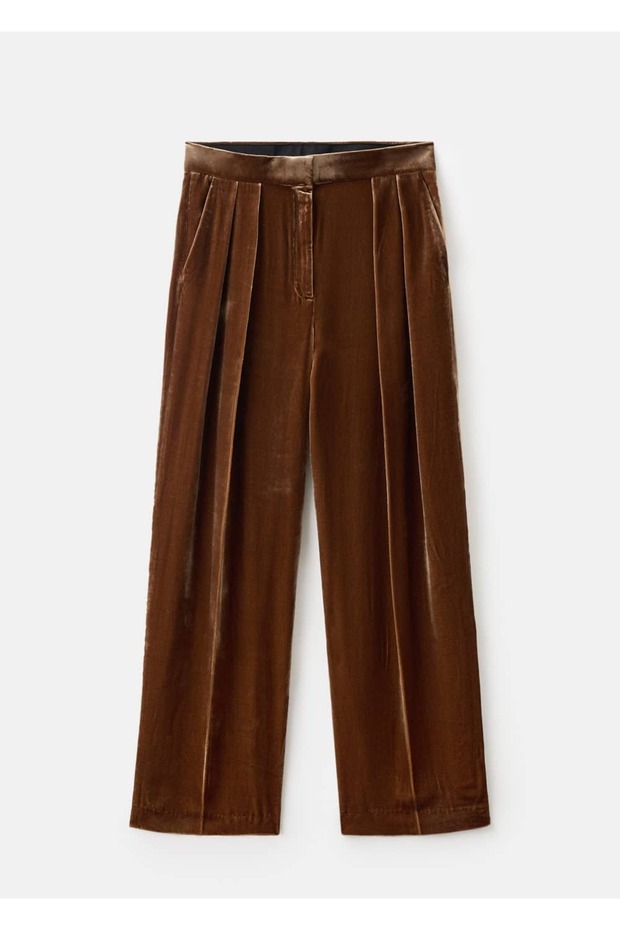 Kadife kumaş pantolon - 3
