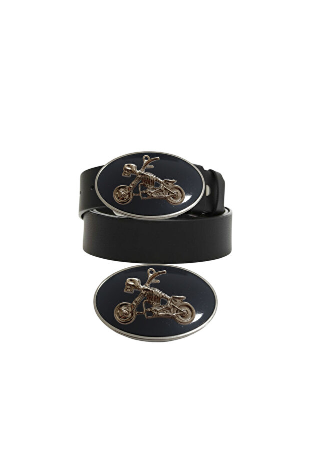 Cowboy Buckle Jeans Belt