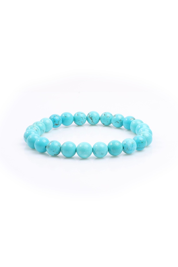 Turquoise Natural Stone Bracelet, Unisex Bracelet, Adjustable