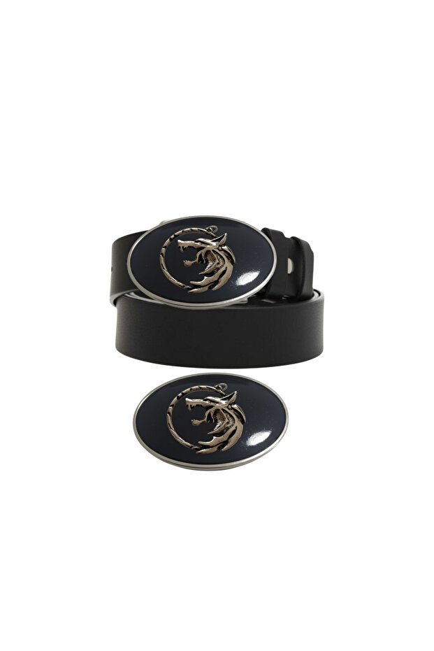 Cowboy Buckle Jeans Belt