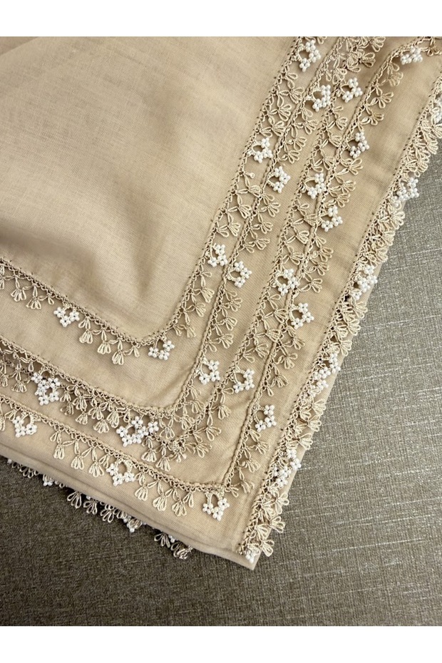 Crochet Embroidered Writing Cover Made by Mother's Hands, Domestic Production, 100X100Cm