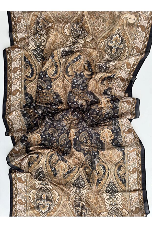 Eflin Pattern Cotton Shawl - 2