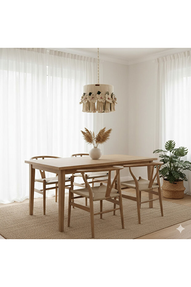 Makrome Bohem El Yapımı Avize - 3