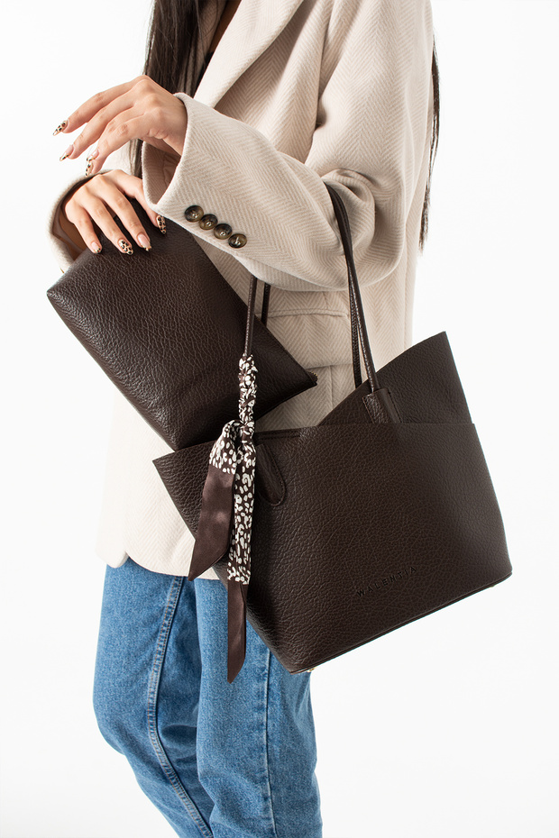 Tn-208 Women's Shoulder Bag Handbag Arm Bag Daily Brown