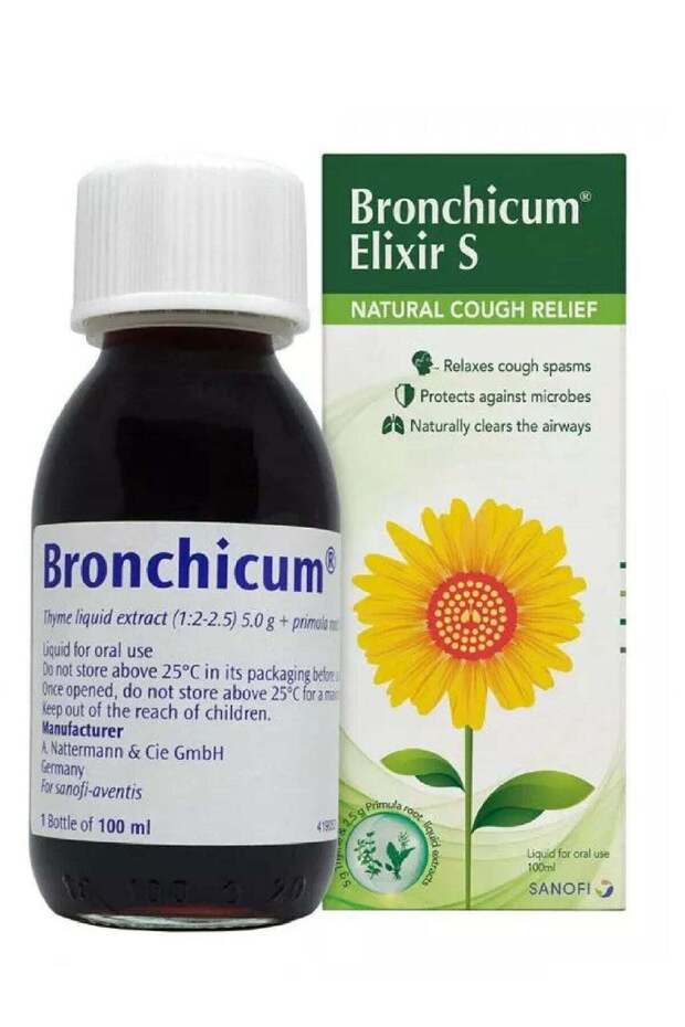 sanofi Bronchicum Elixir S 100 Ml