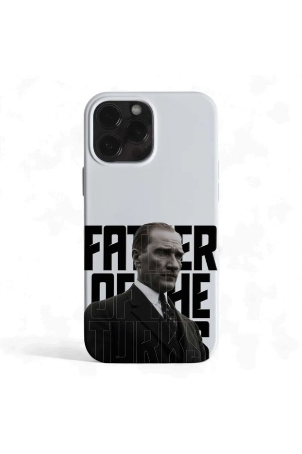 Premium Quality Launch Phone Case with Velvet Interior and Ataturk Pattern, Compatible with iPhone 13/14