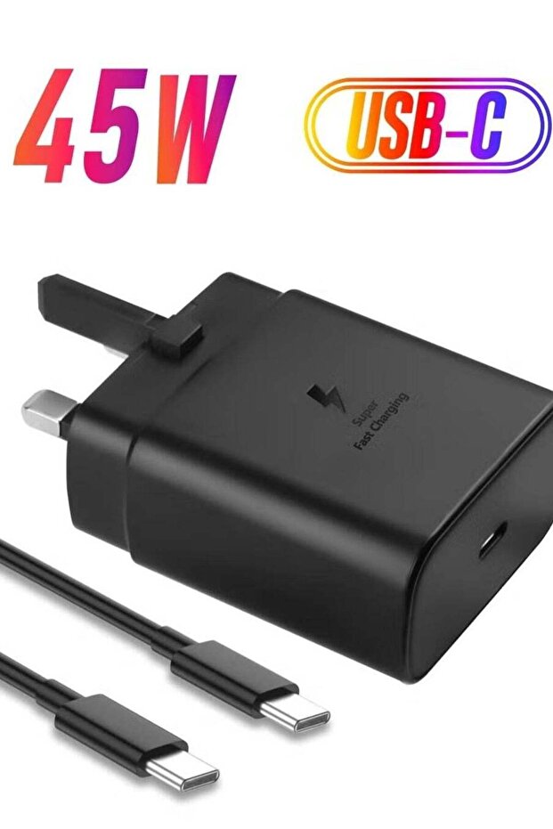 45W USB-C PPS Wall Charger with 6ft Cable for Samsung Galaxy & Galaxy Tab