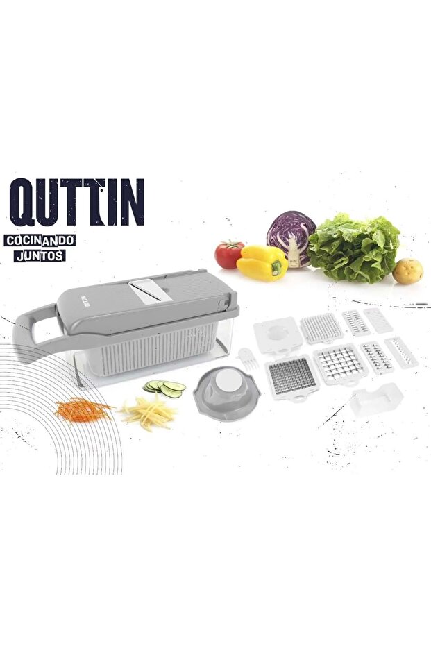 Multifunctional vegetable chopper with container - 1