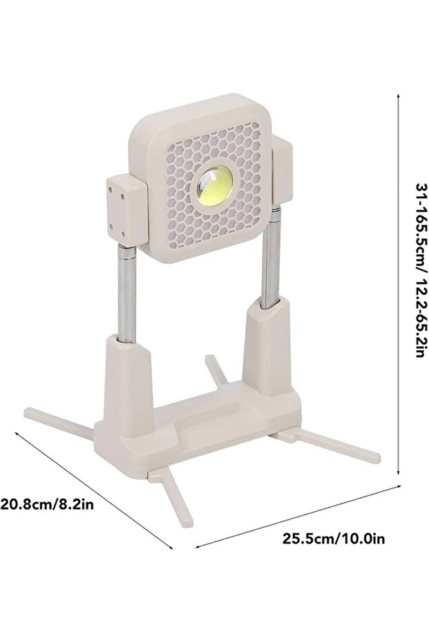 مصباح عمل LED تلسكوبي متعدد الوظائف - قابل لإعادة الشحن - 2
