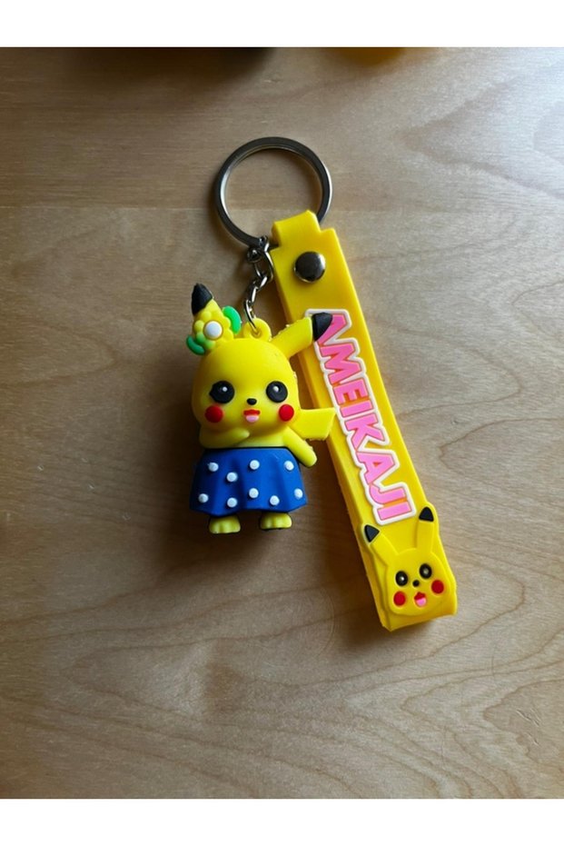 Colorful Cute Small Size Pikachu 3D Keychain
