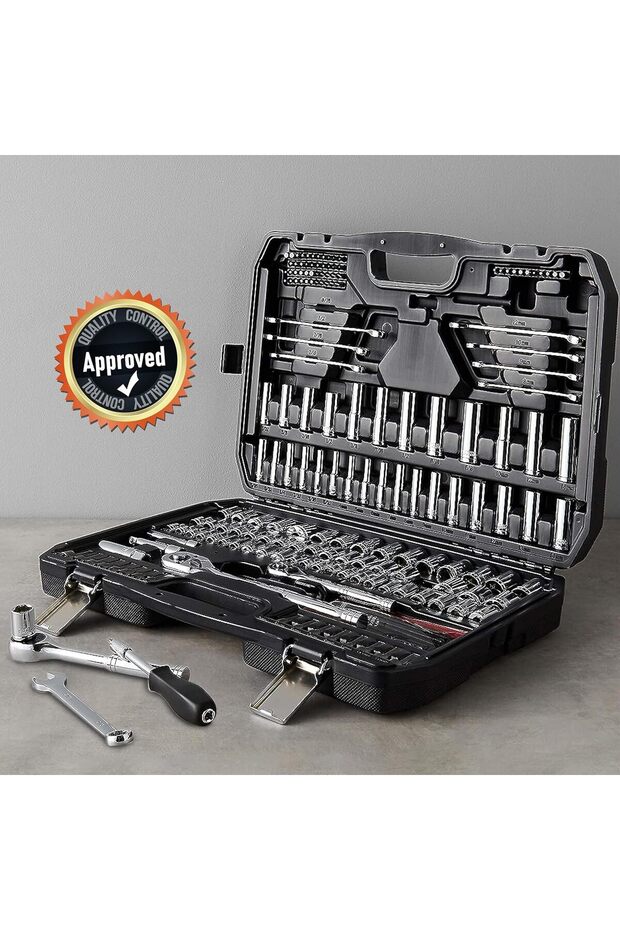 201-Piece Mechanical Socket Set with Case - 7