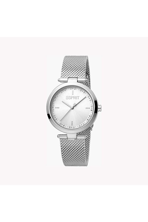 Women's Silver Stainless Steel Watch, Silver Dial | Es1l157m0035
