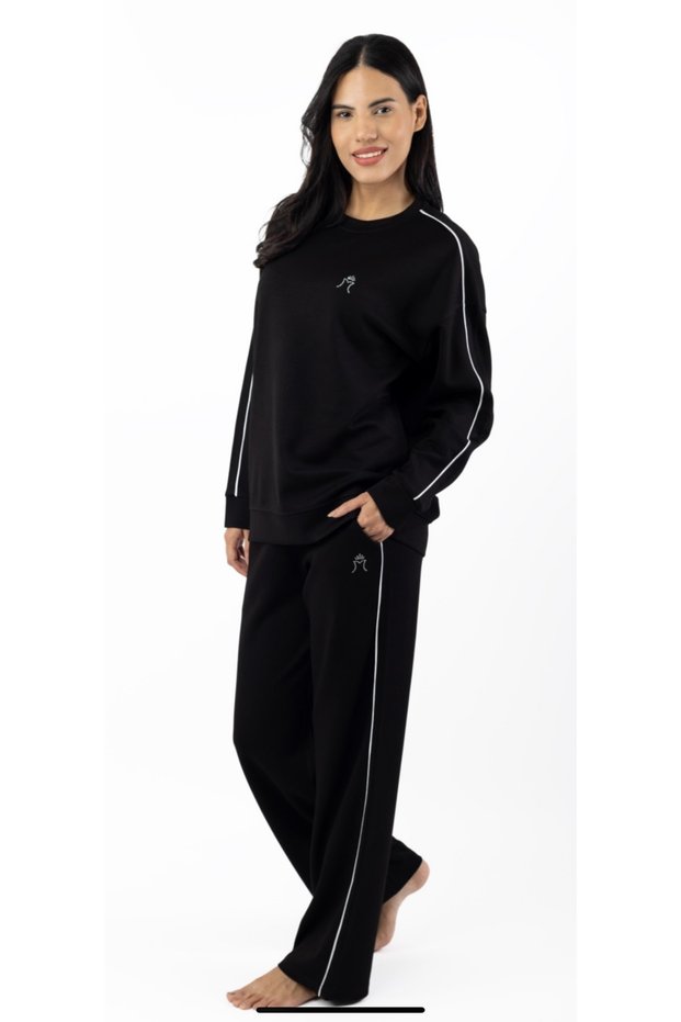 Polo Republi̇ca& Co 7017 Pajama Set, Women's Home Wear Girls' Tracksuit Set
